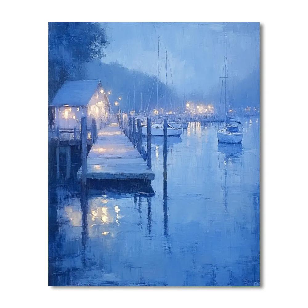 Whistler Inspired Dusk Wharf Numbered painting kits