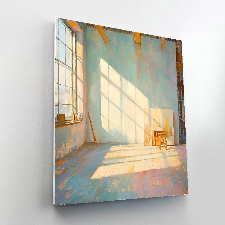 Edgar Degas Inspired Quiet Studio Light Painting by numbers kit