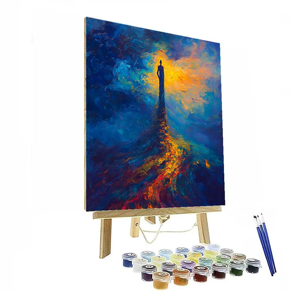 El Greco Inspired Ascending Pilgrim paint by numbers