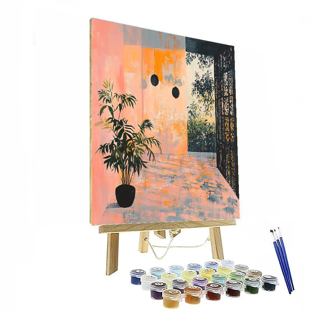 Edgar Degas Inspired Afternoon Tea Of Shadows paint by number