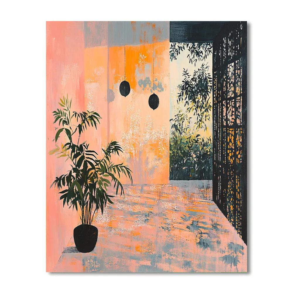 Edgar Degas Inspired Afternoon Tea Of Shadows paint by number
