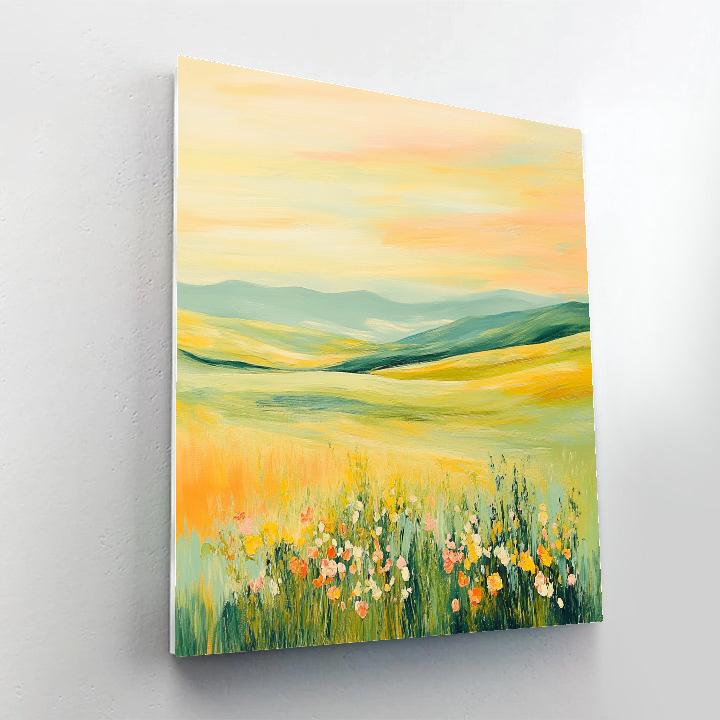 Edgar Degas Inspired Meadow Of Whispered Colors DIY paint by numbers