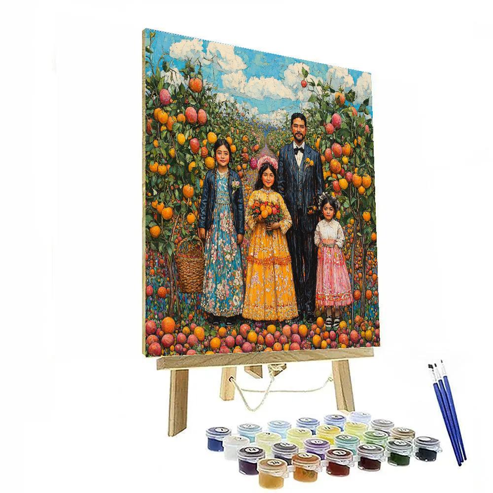 Kahlo Inspired Harvest Portrait Paint by numbers kits