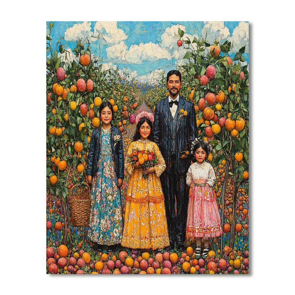 Kahlo Inspired Harvest Portrait Paint by numbers kits