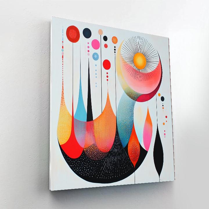Miró Inspired Star Playground painting number kit