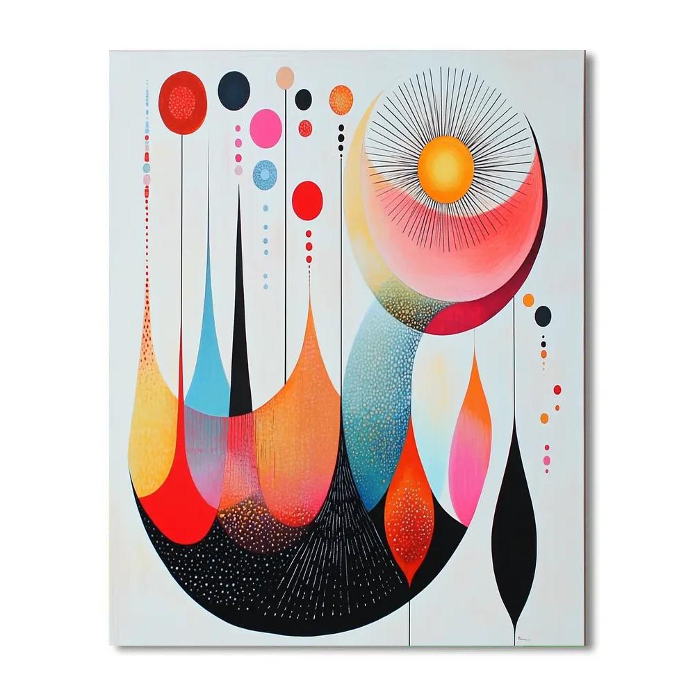 Miró Inspired Star Playground painting number kit