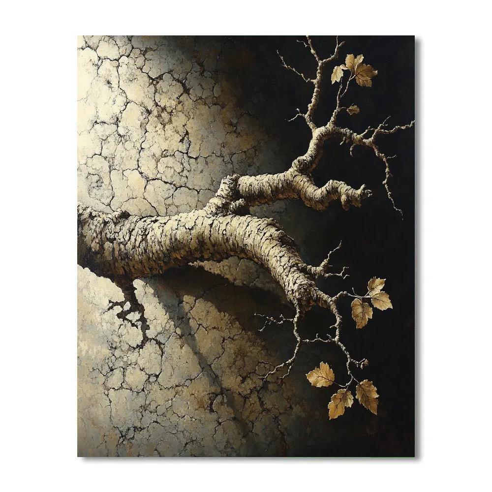 Caravaggio Inspired Moonlit Oak Branch Paint by numbers kits