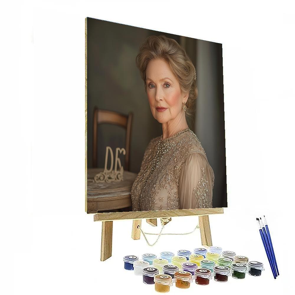 Meryl Streep: The Chameleons Quiet Reprise paint by number