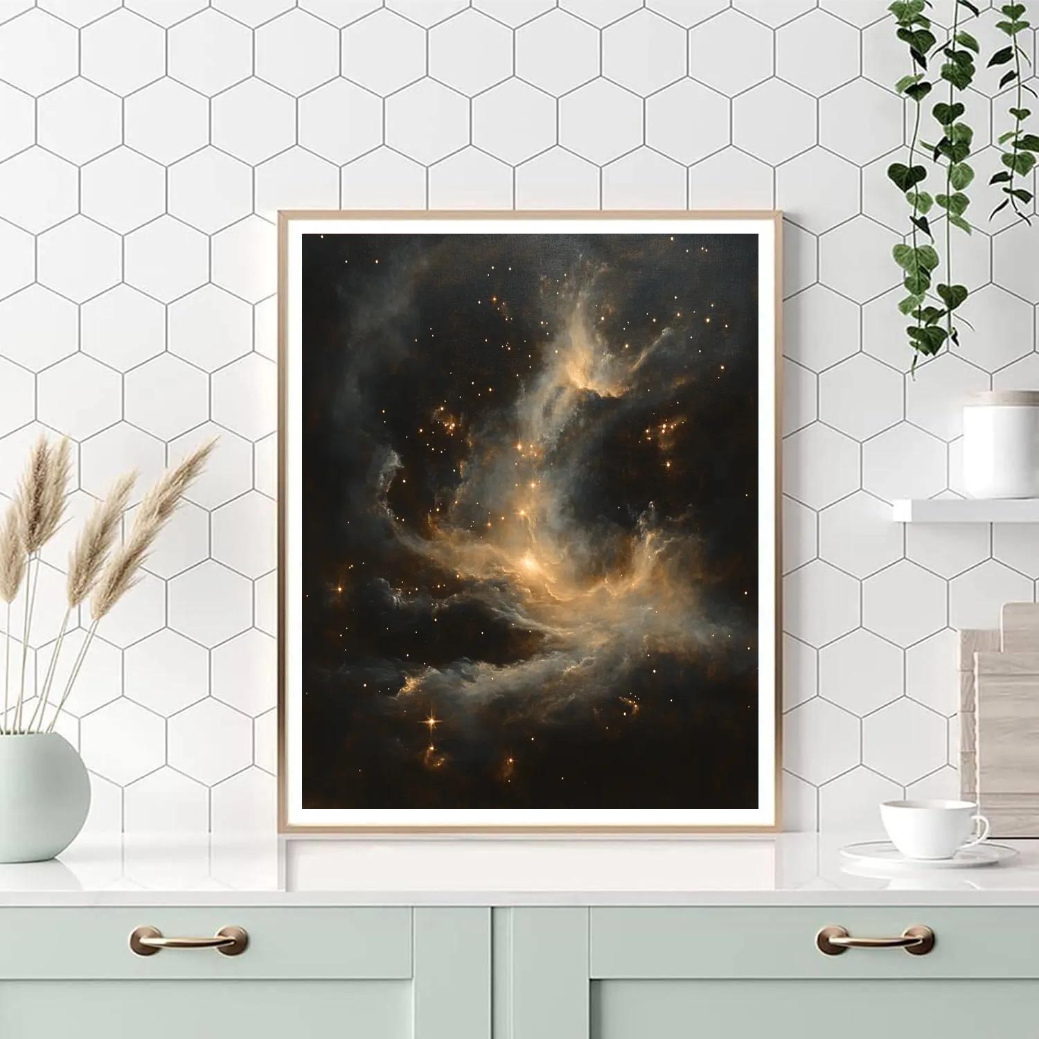 Caravaggio Inspired Nebula Core painting number kit