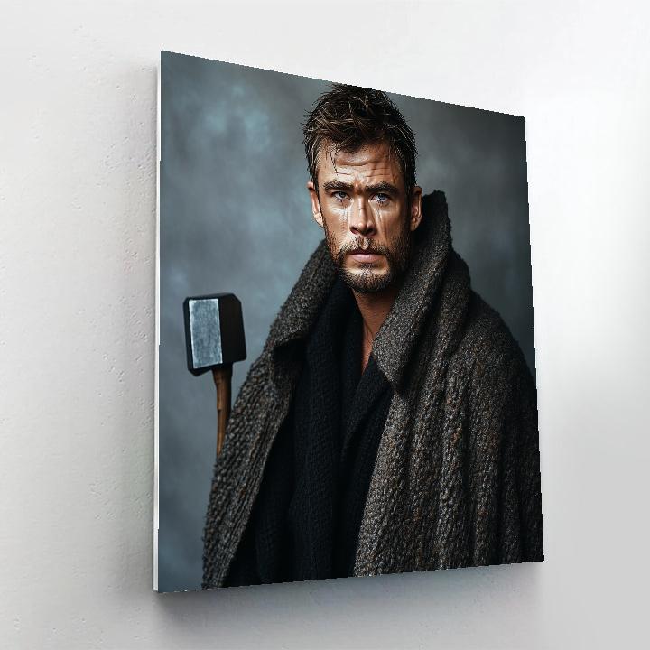 Chris Hemsworth: Echoes Of The Storm-Born Hero Painting by numbers kit