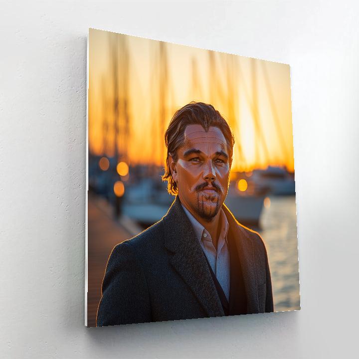 Leonardo DiCaprio: Sailing Beyond The Silver Horizon Painting by numbers kit