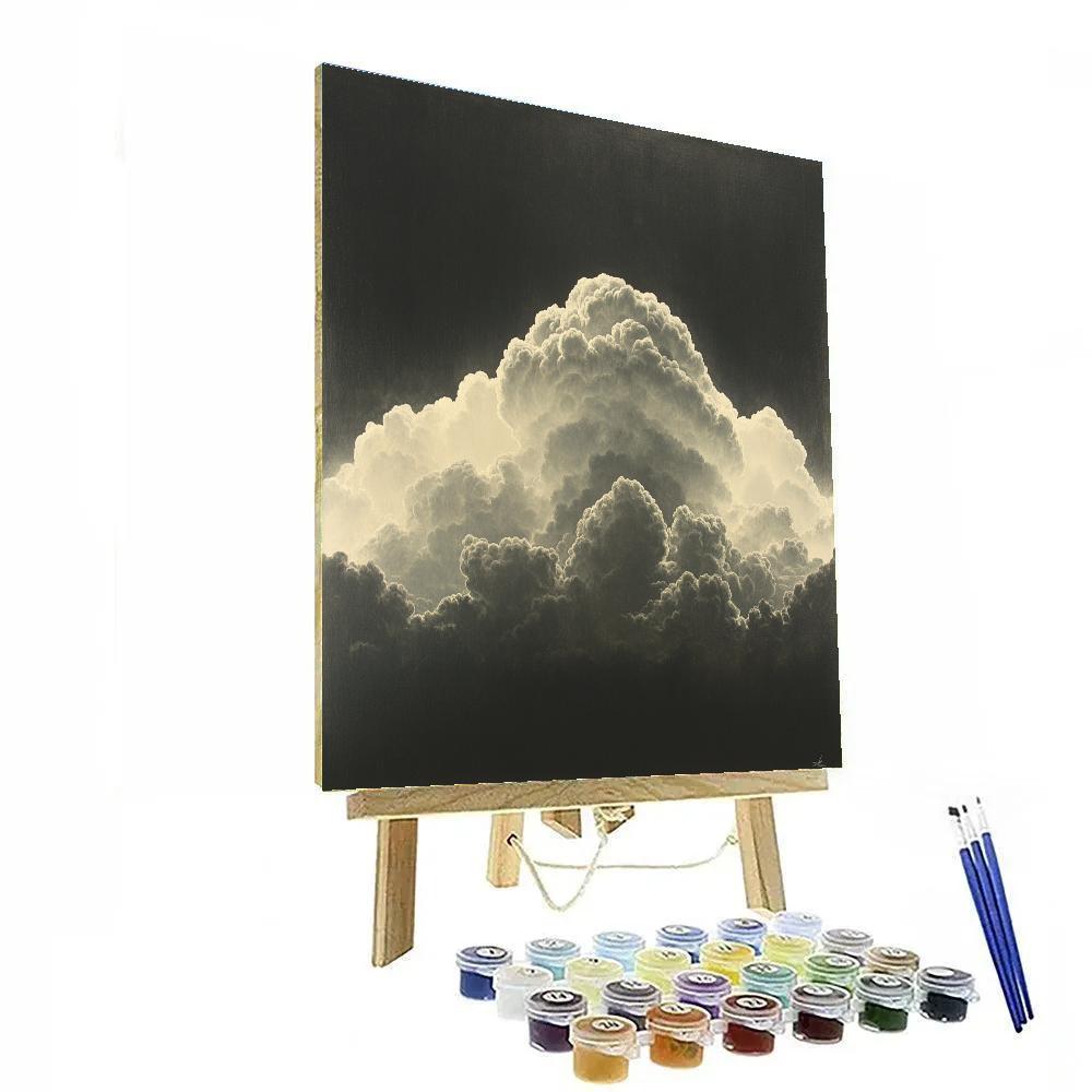 Caravaggio Inspired Thunderstorm Cumulus Number painting