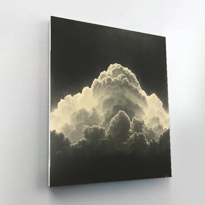 Caravaggio Inspired Thunderstorm Cumulus Number painting