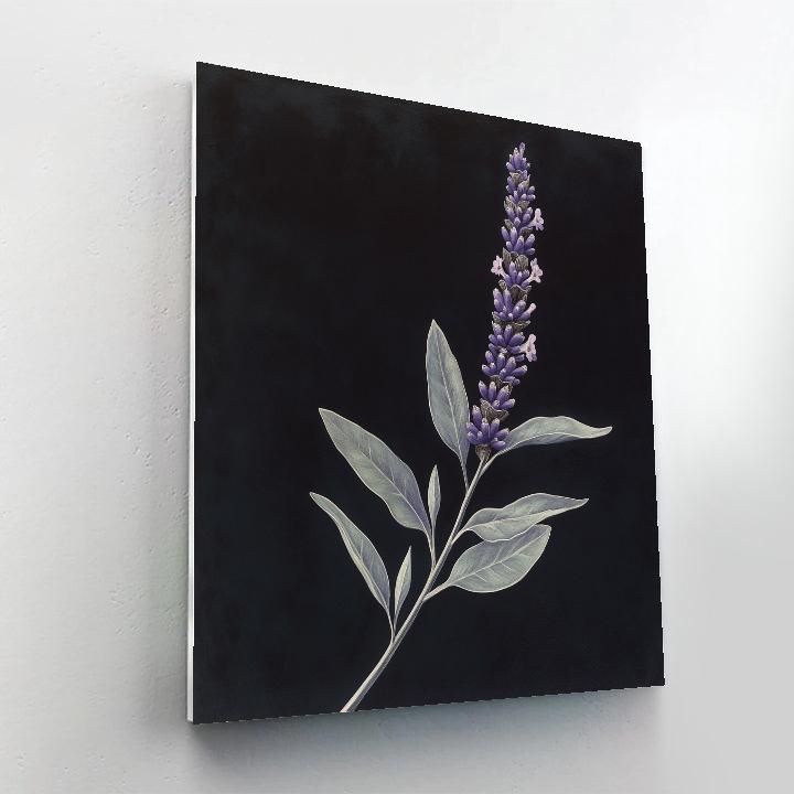 Caravaggio Inspired Lavender Sprig Paint by numbers art