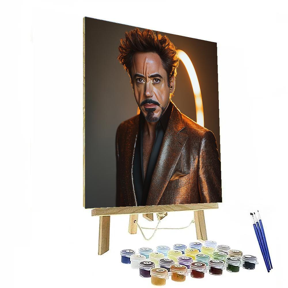 Robert Downey Jr.: The Iron Elegy Of An Inventive Heart Paint by numbers kits