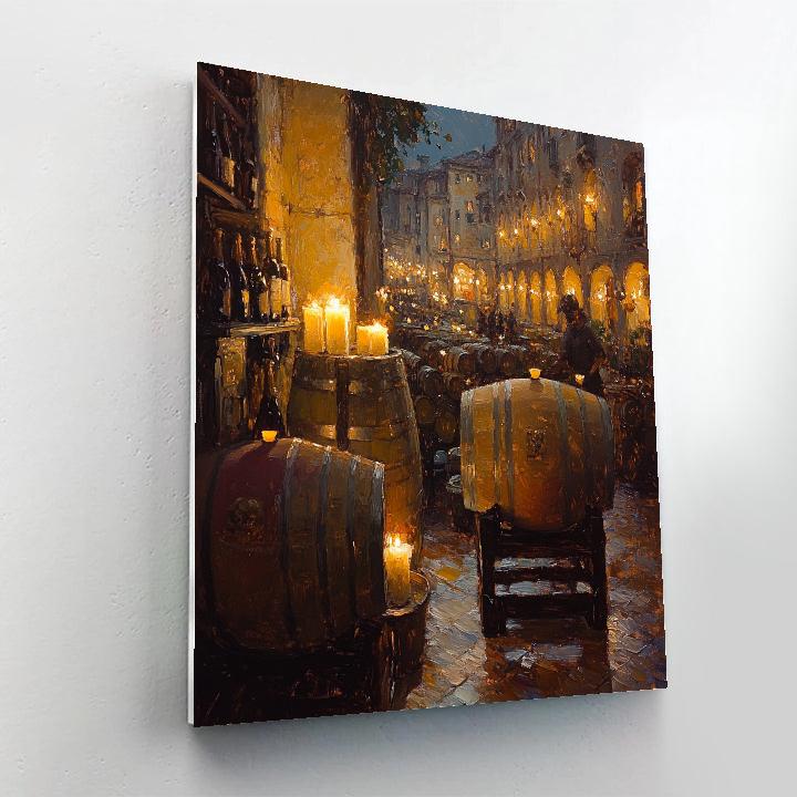 Rembrandt Inspired Wine Merchant Painting by numbers kit