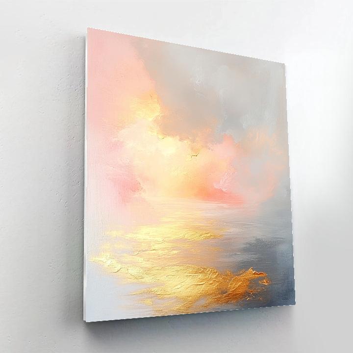 Turner Inspired Sunrise Over Harbor painting number kit