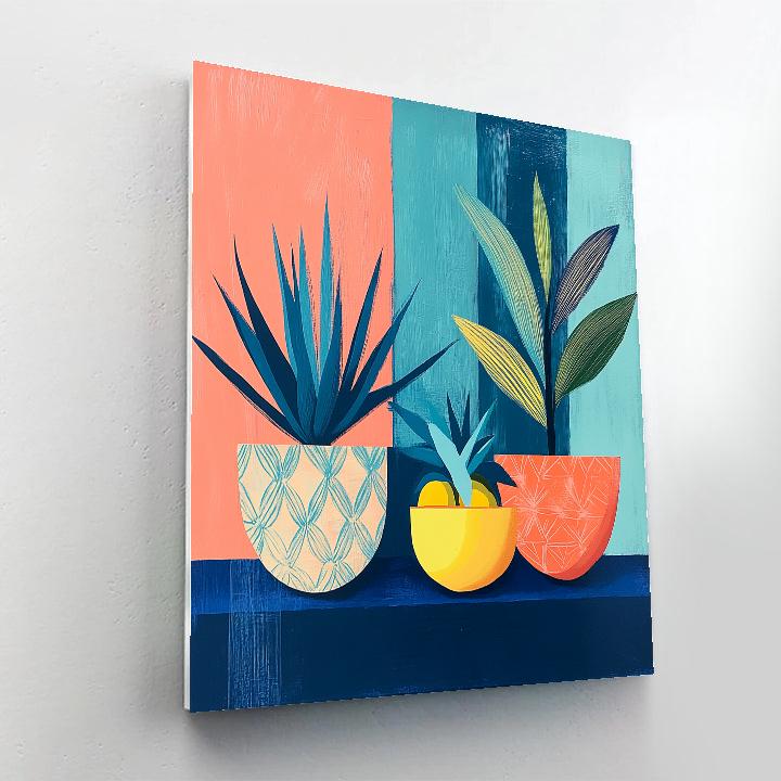 Matisse Inspired Tropical Still Life Numbered painting kits
