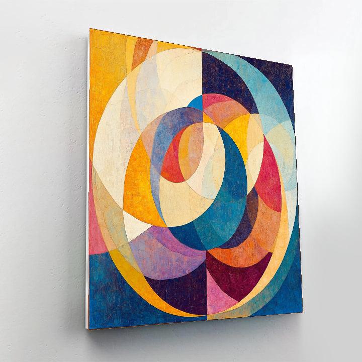 Kandinsky Inspired Aurora Orchestra DIY paint by numbers