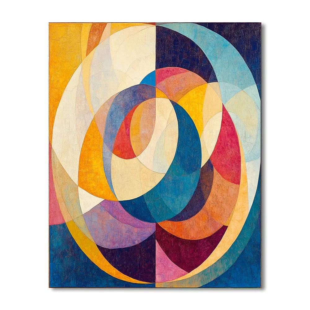 Kandinsky Inspired Aurora Orchestra DIY paint by numbers