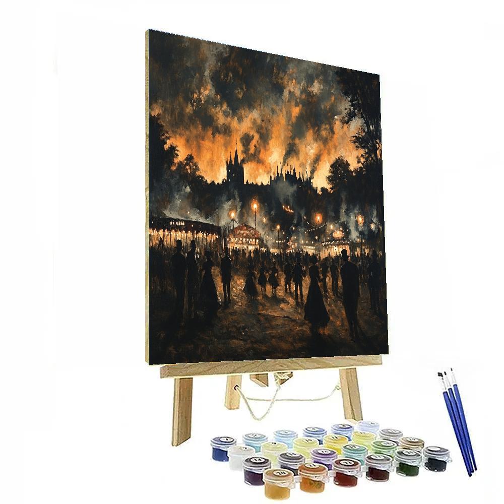 Goya Inspired Midnight Carnival DIY paint by numbers
