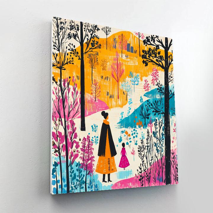 Gauguin Inspired Island Portrait painting number kit