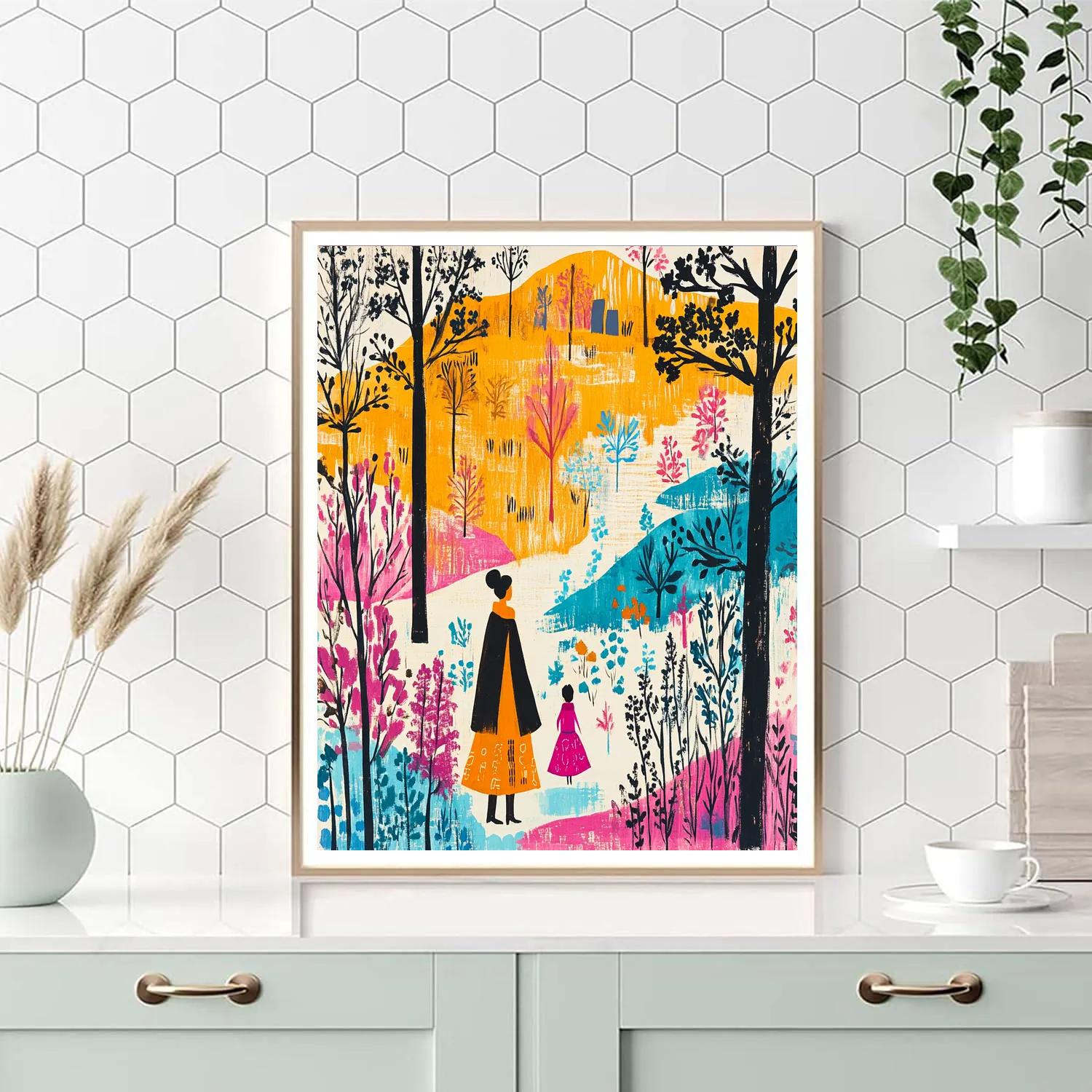Gauguin Inspired Island Portrait painting number kit