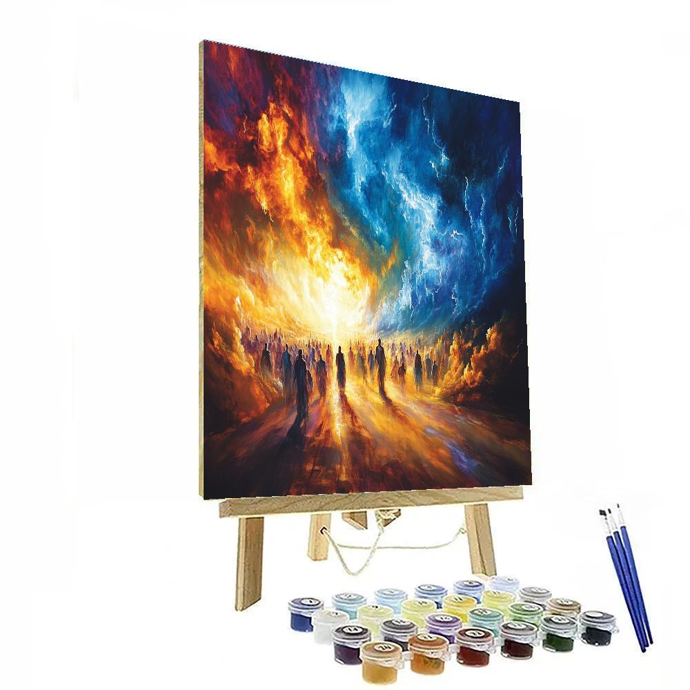 El Greco Inspired Towering Storm Paint by numbers kits