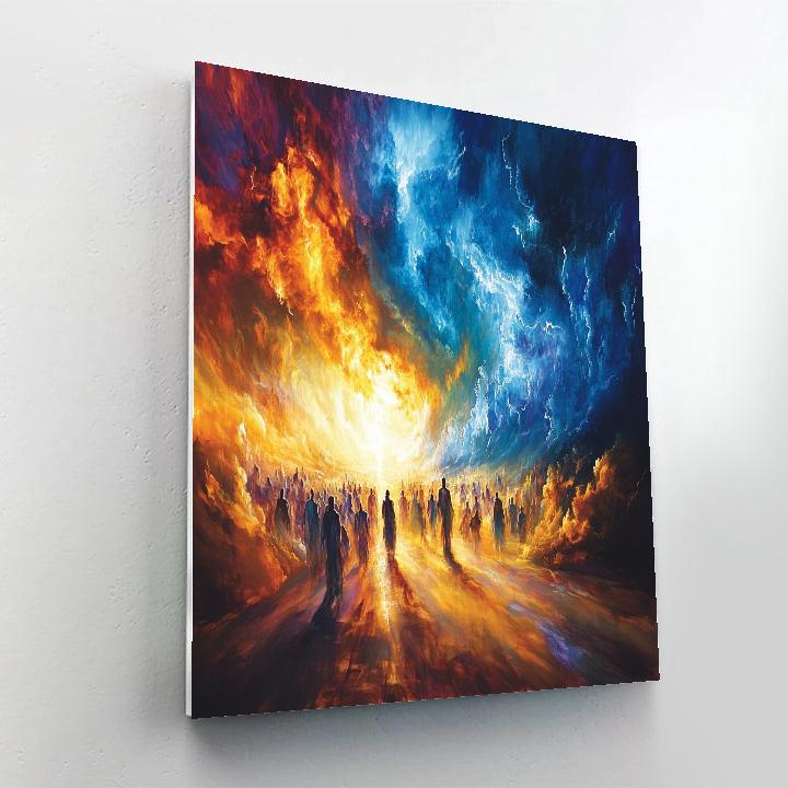 El Greco Inspired Towering Storm Paint by numbers kits