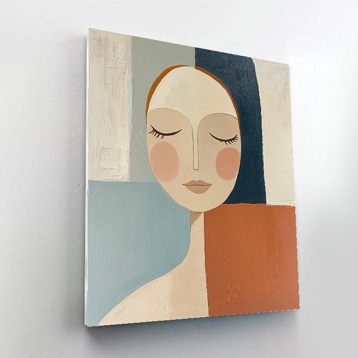 Modigliani Inspired Reclining Muse painting number kit