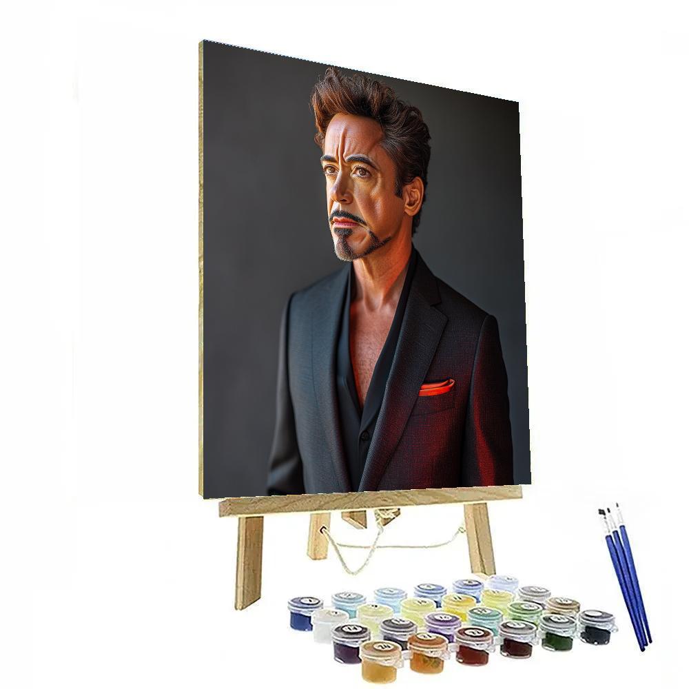Robert Downey Jr.: Forging The Iron Mind painting number kit