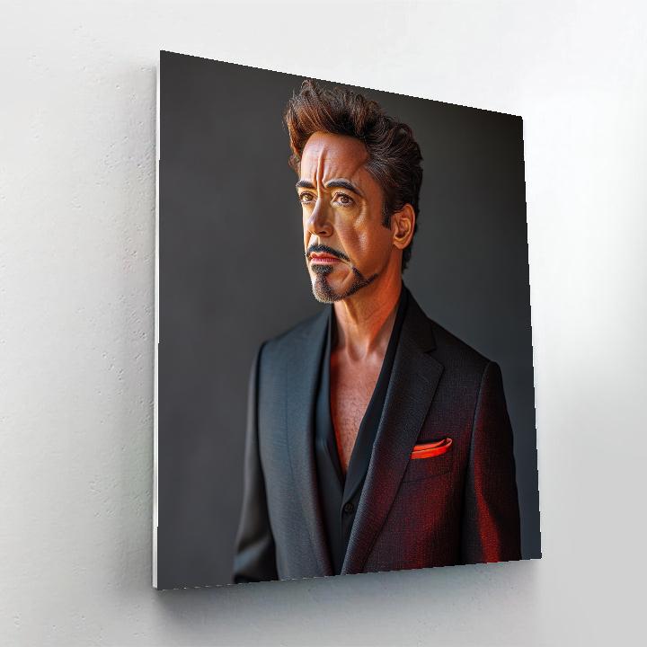 Robert Downey Jr.: Forging The Iron Mind painting number kit