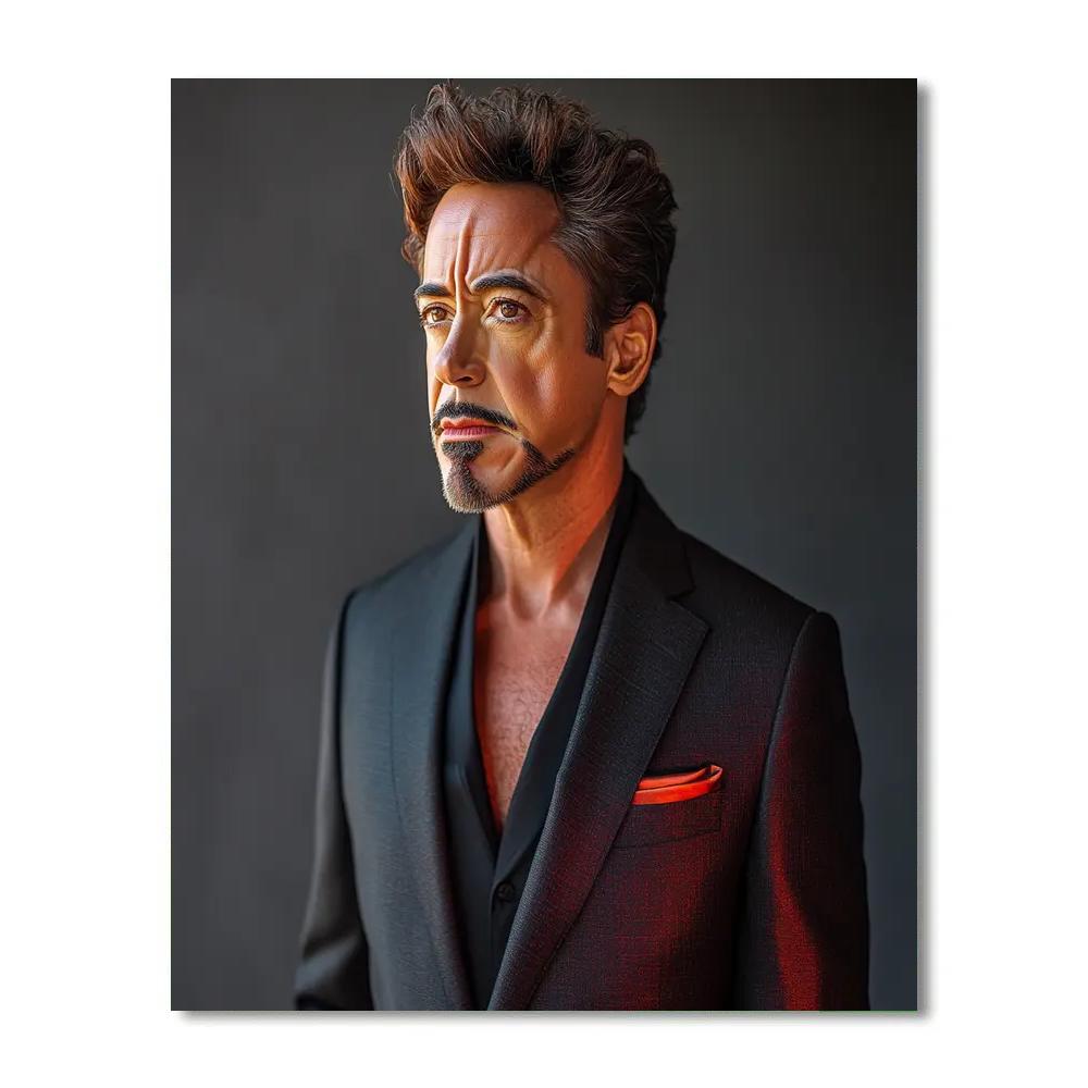 Robert Downey Jr.: Forging The Iron Mind painting number kit