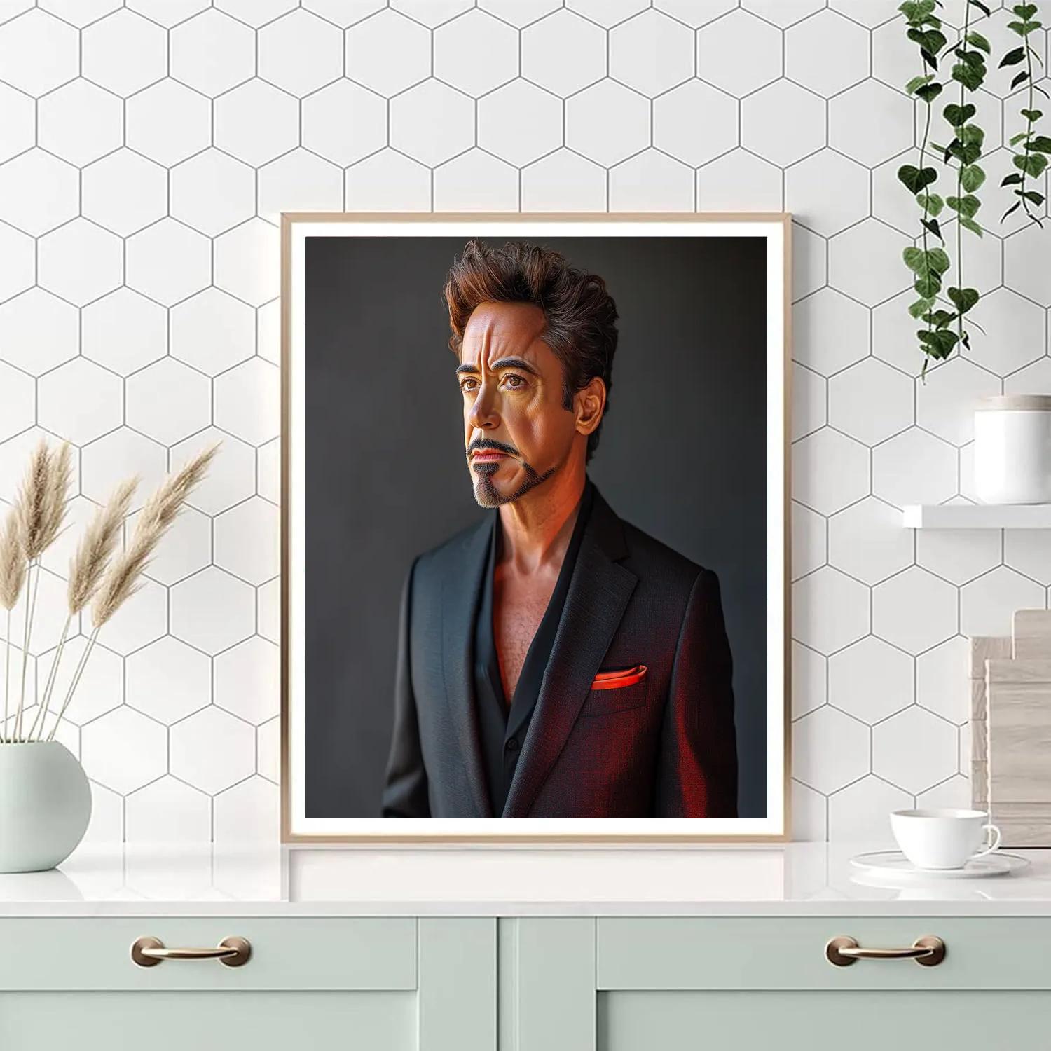 Robert Downey Jr.: Forging The Iron Mind painting number kit