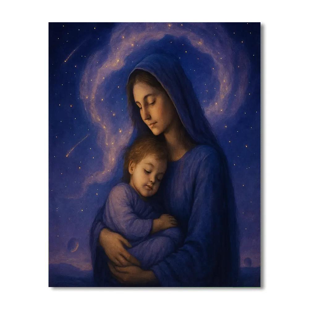 Nebula Lullaby Numbered painting kits