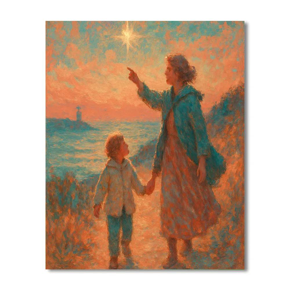 Guiding Starwalk DIY paint by numbers