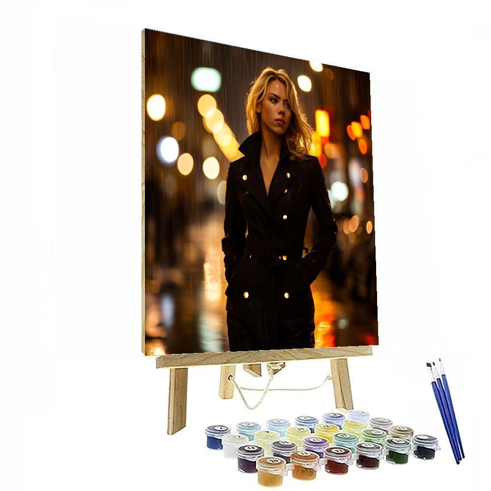 Scarlett Johansson: Silent Threads Of The Shadowed Agent Paint by numbers art
