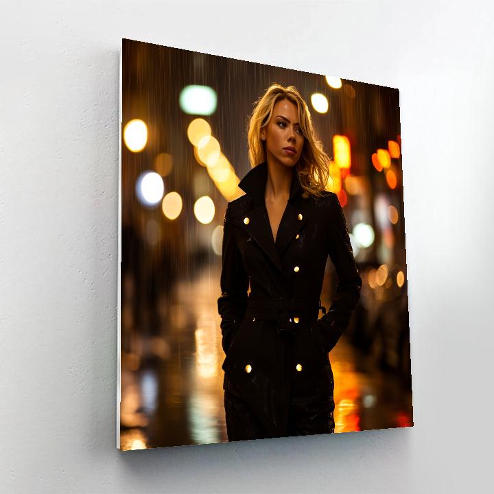 Scarlett Johansson: Silent Threads Of The Shadowed Agent Paint by numbers art