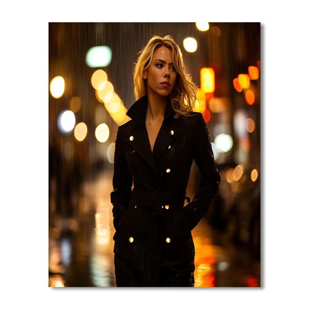 Scarlett Johansson: Silent Threads Of The Shadowed Agent Paint by numbers art