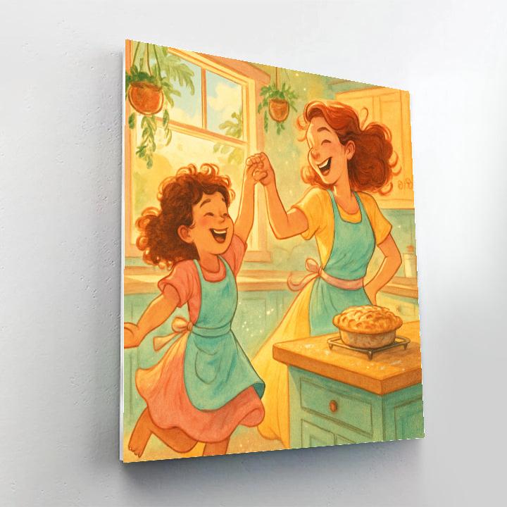 Cosmic Kitchen Dance Painting by numbers kit