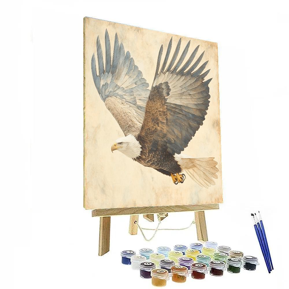 Michelangelo Inspired Eagle Thermals Numbered painting kits