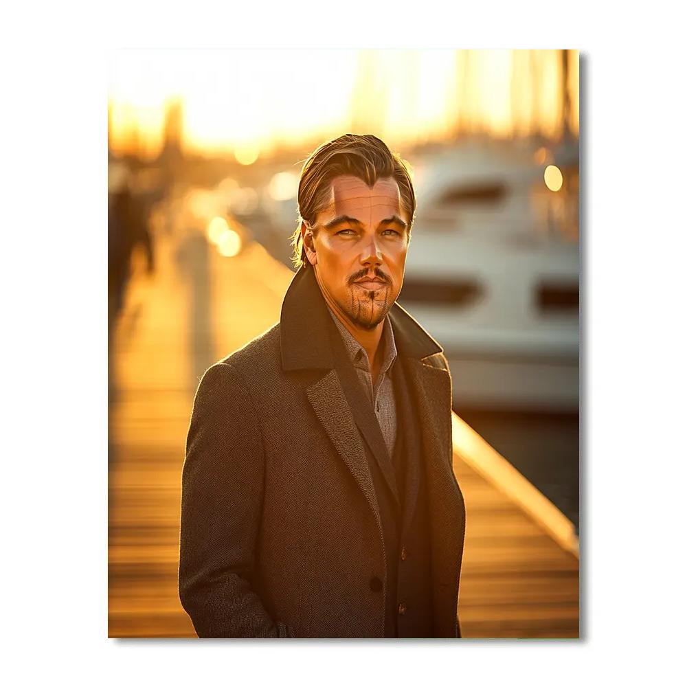 Leonardo DiCaprio: Tides Of The Relentless Dreamer paint by numbers