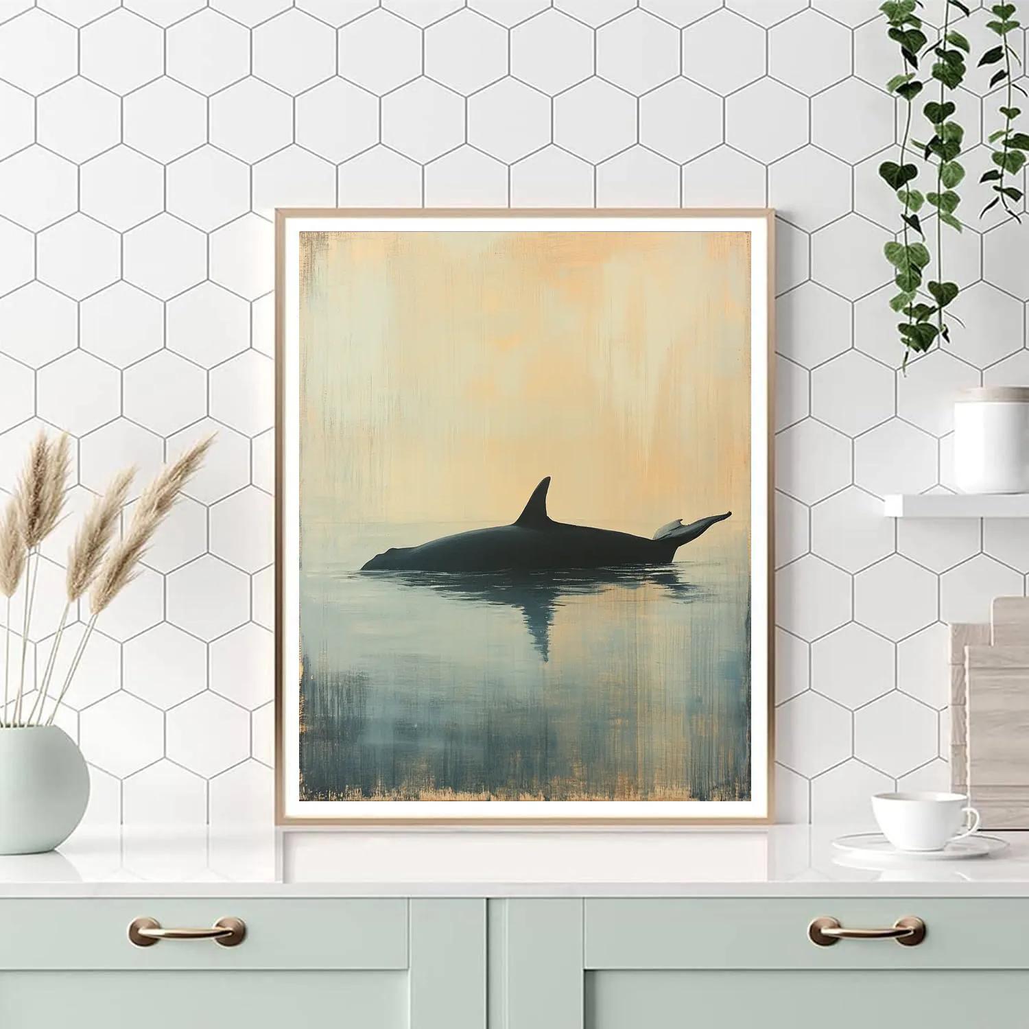 Leonardo Da Vinci Inspired Oceanic Whale Study Painting by numbers kit