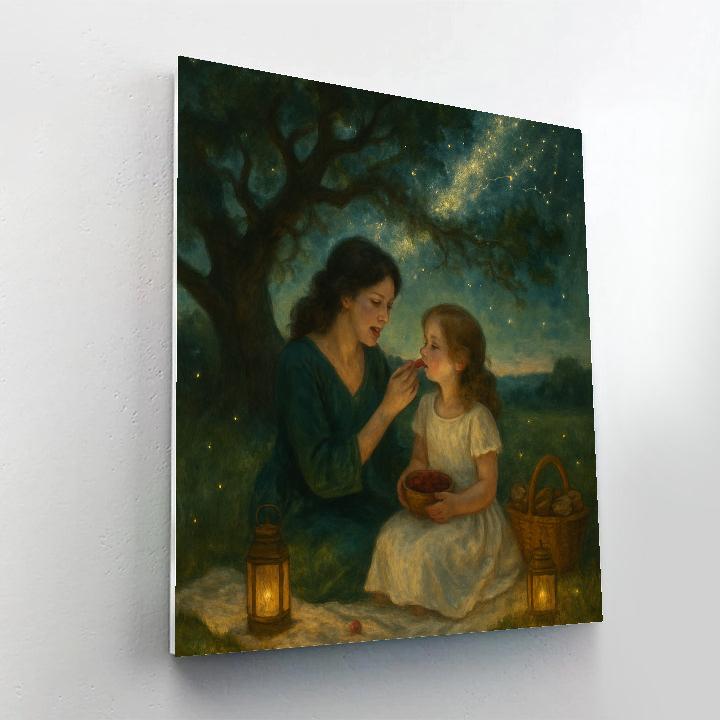 Milky Way Picnic Paint by numbers art