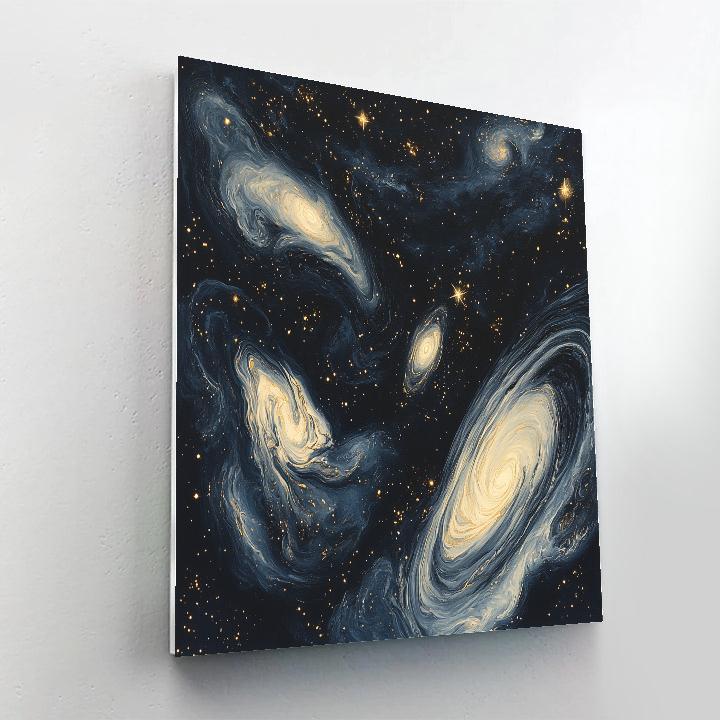 Michelangelo Inspired Starlit Canopy Painting by numbers kit