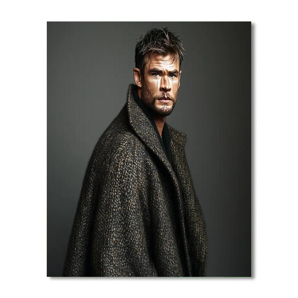 Chris Hemsworth: Hammering Dawn Of The Storm Walker Painting by numbers kit