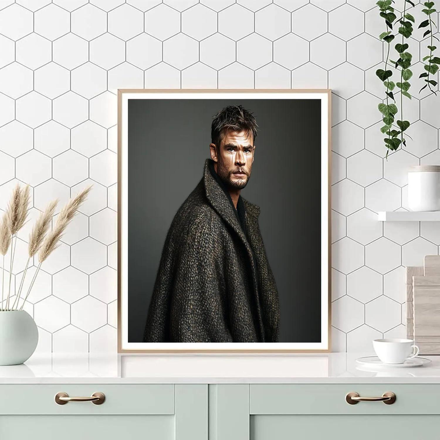 Chris Hemsworth: Hammering Dawn Of The Storm Walker Painting by numbers kit