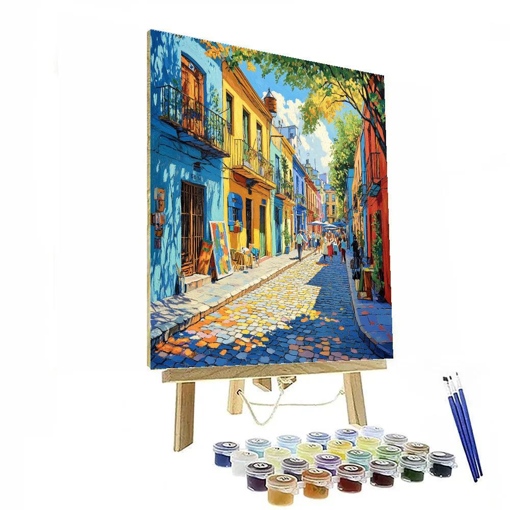 Caminito La Boca Buenos Aires Argentina Paint by numbers art