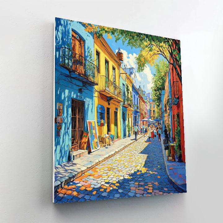 Caminito La Boca Buenos Aires Argentina Paint by numbers art