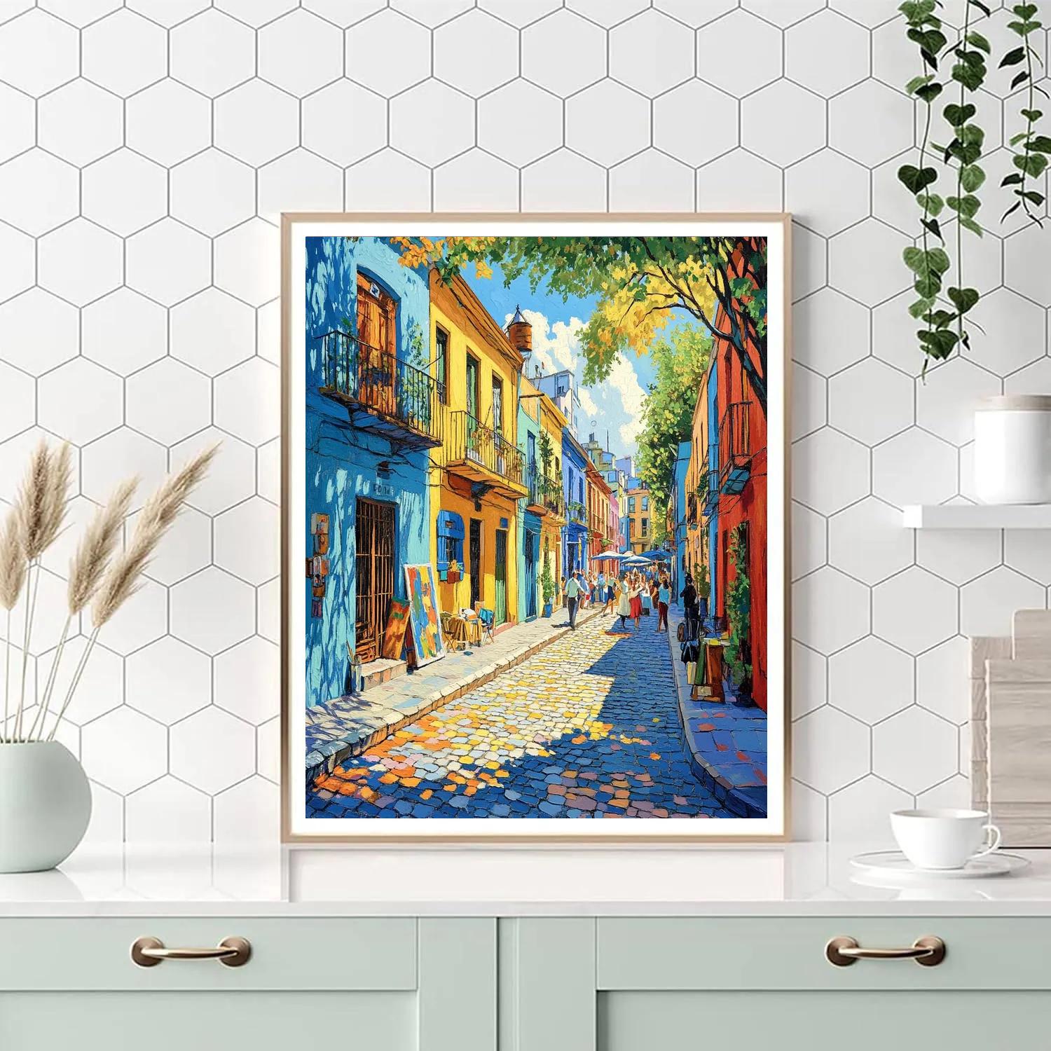 Caminito La Boca Buenos Aires Argentina Paint by numbers art